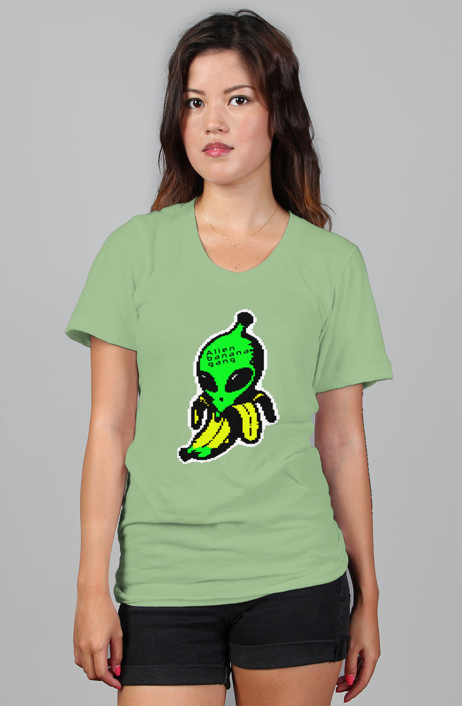 LOFI ALIEN BANANA GANG WOMEN'S SHIRT 